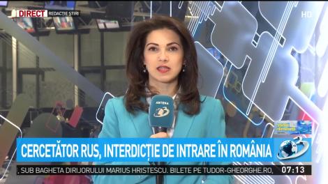 Cercetător rus, interdicţie de intrare &icirc;n Rom&acirc;nia