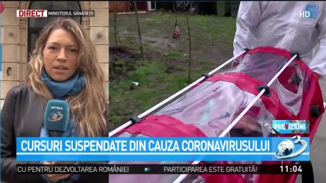 Cursuri suspendate din cauza coronavirusului