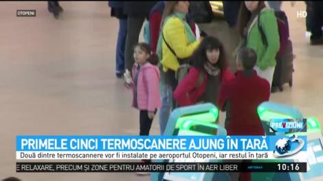 Primele cinci termoscanere ajung &icirc;n ţară