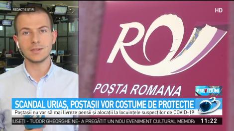 Scandal uriaş, poştaşii vor costume de protecţie