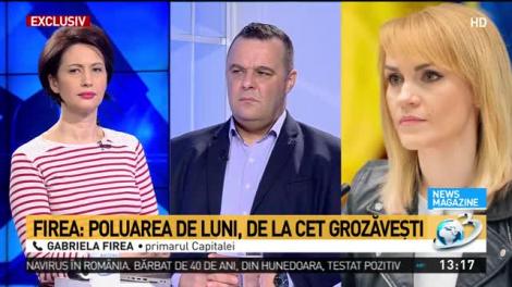 Gabriela Firea: Poluarea de luni din Capitală a fost cauzată de CET Grozăvești