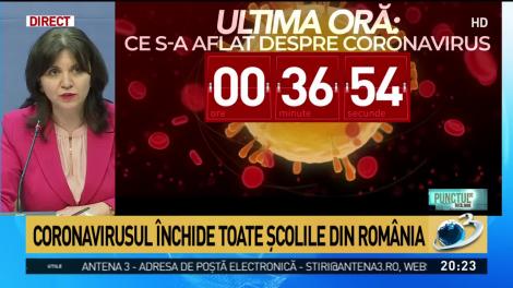 Monica Anisie: Toate unităţile de învăţământ vor fi închise!