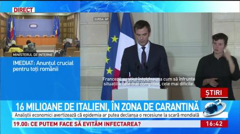 Un sfert din populaţia Italiei este în carantină! Cei care ignoră noul regulament riscă amenzi uriaşe