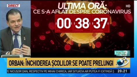 Orban: Cele trei persoane de la Guvern, testate negative