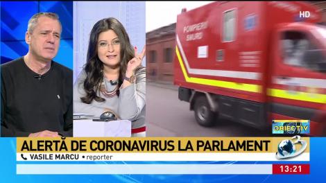 Angajata din Parlament, suspectă de coronavirus, s-a prezentat la serviciu, deși i se spusese să răm&acirc;nă &icirc;n izolare