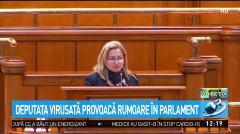 O deputată a făcut o glumă pe tema virușilor, la tribuna Parlamentului: "Da, mulțumesc! Se pare că... "