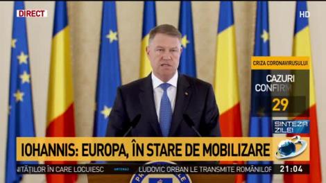 Klaus Iohannis: "Fac un apel la români să evite deplasările care nu sunt absolut necesare"