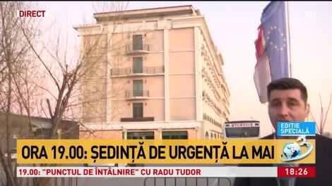 Imagini cu hotelul din Bucureşti care va fi transformat în carantină