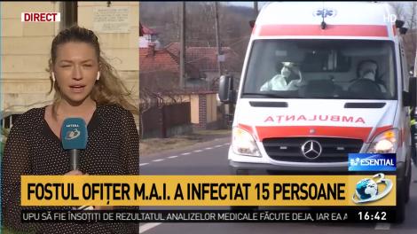 Fostul ofiţer M.A.I., infectat cu COVID-19, a infectat 15 persoane până acum