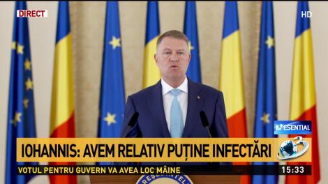 Klaus Iohannis, declarații după consultări: L-am desemnat premier pe Ludovic Orban