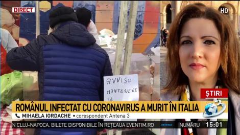 Primul român mort de coronavirus