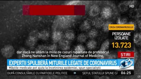Experții spulberă miturile legate de coronavirus: Nu a fost făcut în laborator