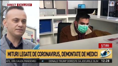 Mituri legate de coronavirus, demontate de medici