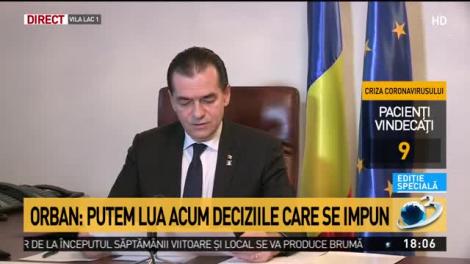 Premierul Ludovic Orban, anunț important în plină criză de coronavirus: "Bucureștiul nu se închide"