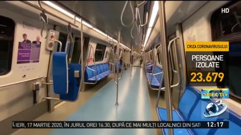 Covid-19 îi ţine pe români departe de metrou