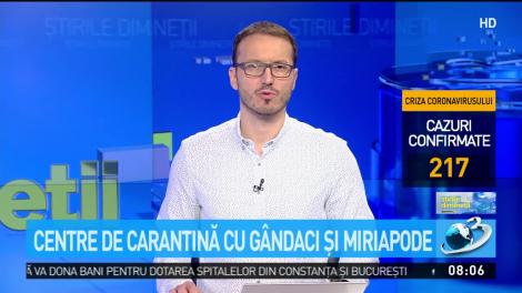 Centre de carantină cu g&acirc;ndaci şi miriapode