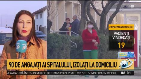 90 de angajaţi ai Spitalului Petroşani, izolaţi la domiciliu