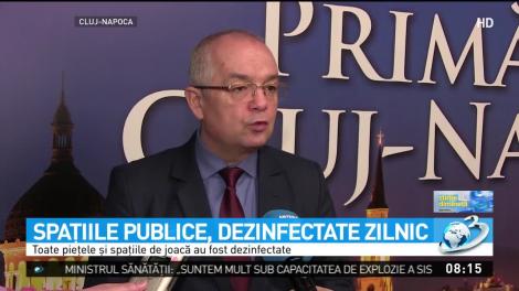 Toate pieţele şi spaţiile de joacă au fost dezinfectate