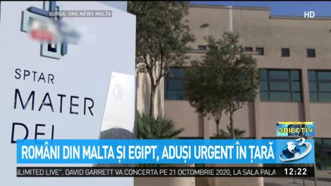 Români din Malta şi Egipt, aduşi urgent în ţară