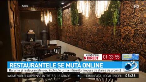 Restaurantele se mută online