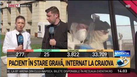 277 de cazuri de covid-19 &icirc;n Rom&acirc;nia. Un pacient este &icirc;n stare gravă &icirc;n spitalul din Craiova