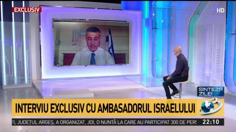 David Saranga, ambasadorul Israelului la Bucureşti: &bdquo;Sunt testate măști care ucid COVID -19&rdquo;