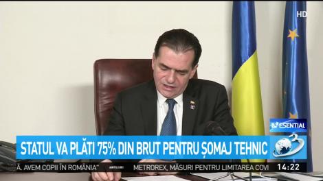 Statul va plăti 75% din brut pentru şomaj tehnic