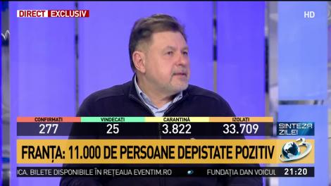 Alexandru Rafila, scenariu pentru România: „Nu este exclus să ajungem la 100.000 de cazuri de coronavirus”