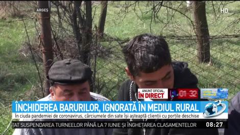 Decizia &icirc;nchiderii barurilor i-a &icirc;nfuriat pe localnicii din mediul rural: ''&Icirc;mi iau o bere, pot să o beau &icirc;n șanț asta e. Nu e o măsura bună!''