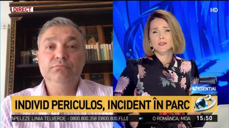 Individ periculos, incident &icirc;n parc