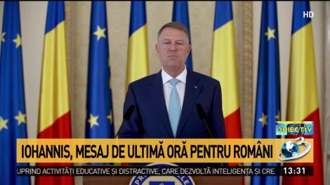 Klaus Iohannis: Va trebui să luăm în continuare măsuri severe. Protejați-vă pe voi și pe cei dragi, păstrați distanța!