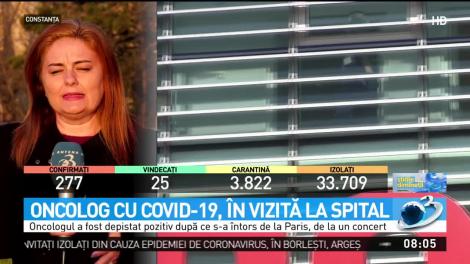 Medic infectat cu coronavirus filmat pe holurile spitalului. Acesta trebuia să fie acasă, izolat