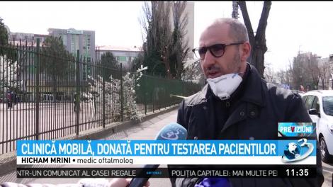 Clinică mobilă, donată pentru testarea pacienţilor la Constanţa