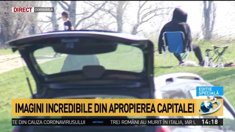 Grătar &icirc;ntrerupt de jandarmi l&acirc;ngă București