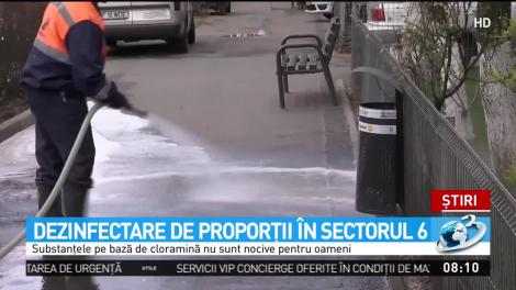 Dezinfectare de proporții &icirc;n sectorul 6