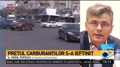 Prețul carburanților s-a ieftinit. Ministrul Economiei: &bdquo;A scăzut cotația petrolului pe piețele internaționale&rdquo;