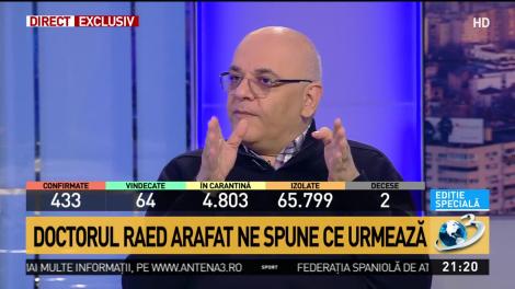 Raed Arafat, afirmație șocantă: "Să nu creadă lumea că numărul cazurilor confirmate înseamnă că atâtea sunt"