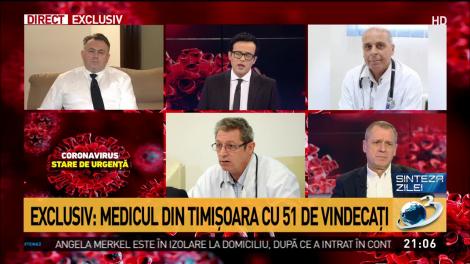 Medicul care a vindecat cei mai mulți pacienți români cu coronavirus ne spune ce trebuie să facem prima oară când intrăm în casă