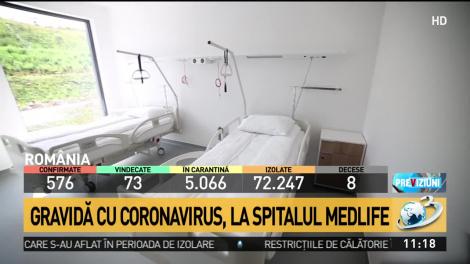 Gravidă confirmată cu coronavirus la Spitalul Medlife Grivița