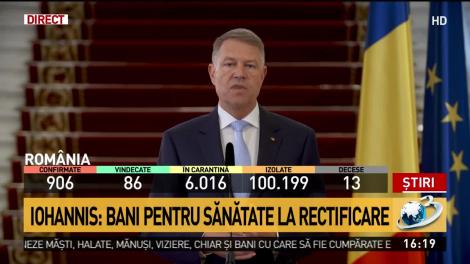 Președintele Klaus Iohannis: „Plata ratelor se poate amâna până la sfârșitul anului”