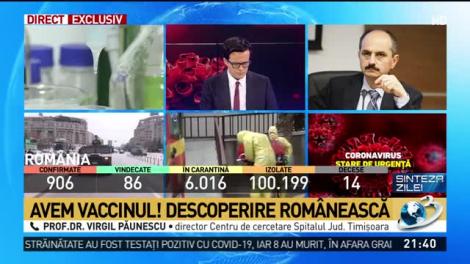 Un institut rom&acirc;nesc a descoperit vaccinul pentru COVID-19