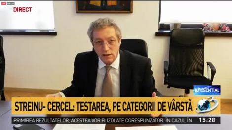 Adrian Streinu-Cercel, despre testarea în masă la COVID-19 din București: „Se va face pe categorii de vârstă”