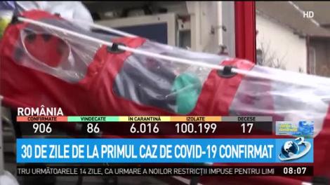 O lună de la diagnosticarea primului caz de coronavirus &icirc;n Rom&acirc;nia