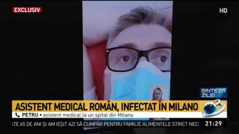 Sinteza zilei. Mărturie cutremurătoare a unui asistent medical român din Milano infectat cu COVID-19