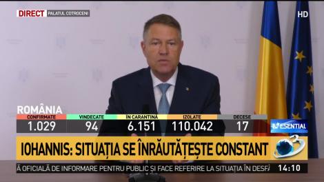 Klaus Iohannis: Nelu Tătaru cunoaște situația din sistemul sanitar. Va depune jurământul astăzi