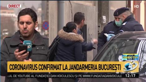 Jandarmul din Bucureşti a luat coronavirus de la mama sa