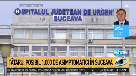 Nelu Tătaru: Posibil 1.000 de asimptomatici în Suceava