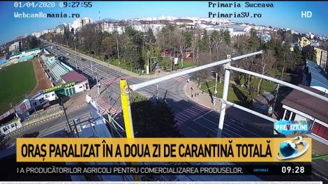Imagini din Suceava. Oraşul este &icirc;n carantină totală