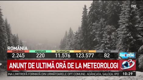 Meteorologi: Vremea va fi deosebit de rece pentru această perioadă. Când scăpăm de frig