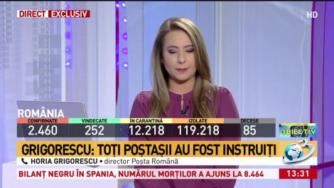 Pensiile se dau &icirc;n plic, iar poștașii vor fi echipați cu măști de protecţie și mănuși